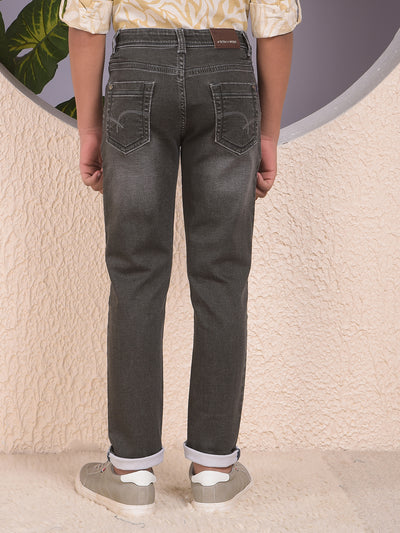 Radiant Dark Wash Olive Jeans