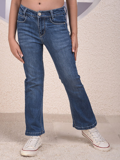 Tailored Edge Blue Bootcut Jeans