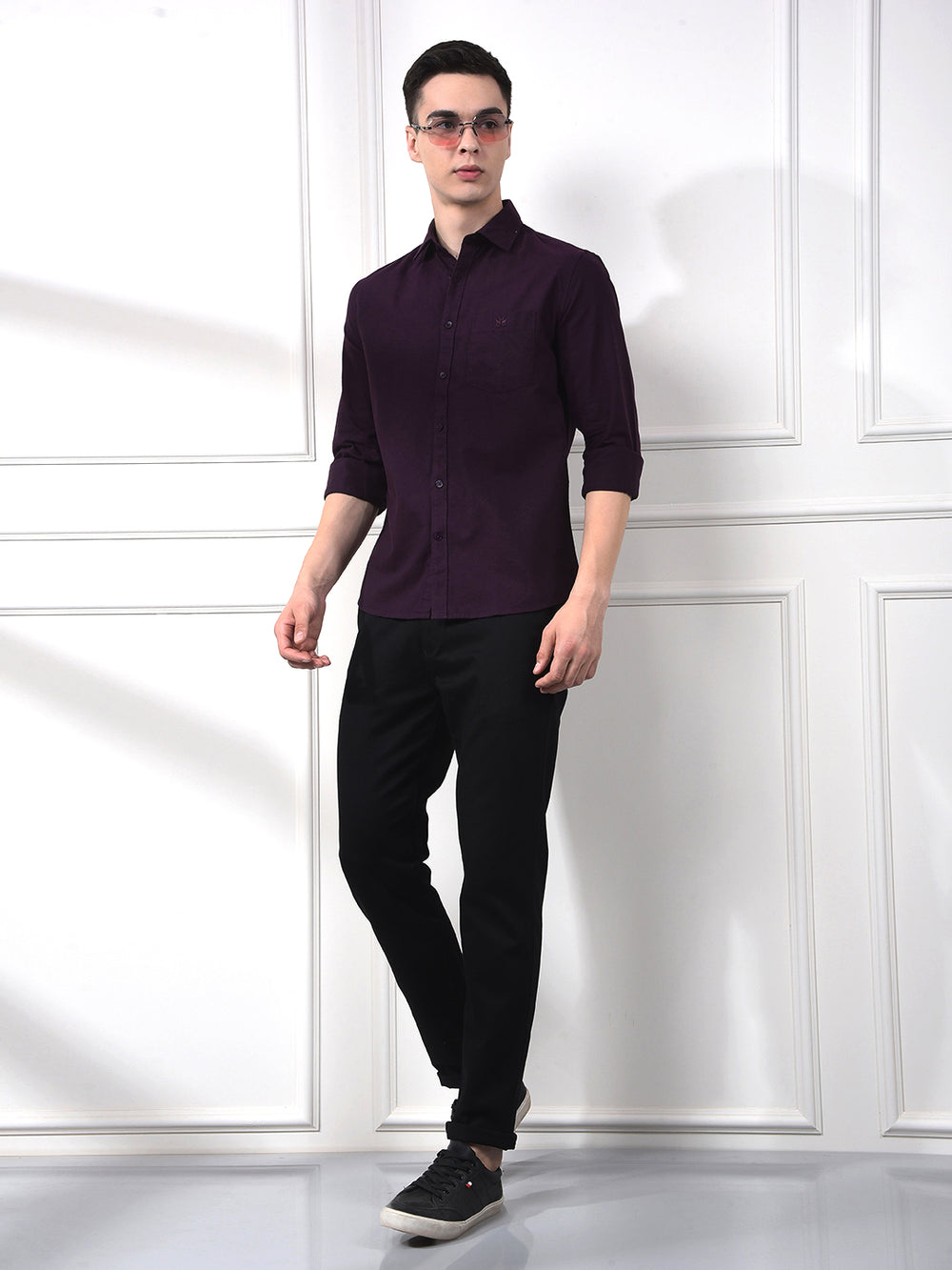 Garnet Cotton Comfort Shirt