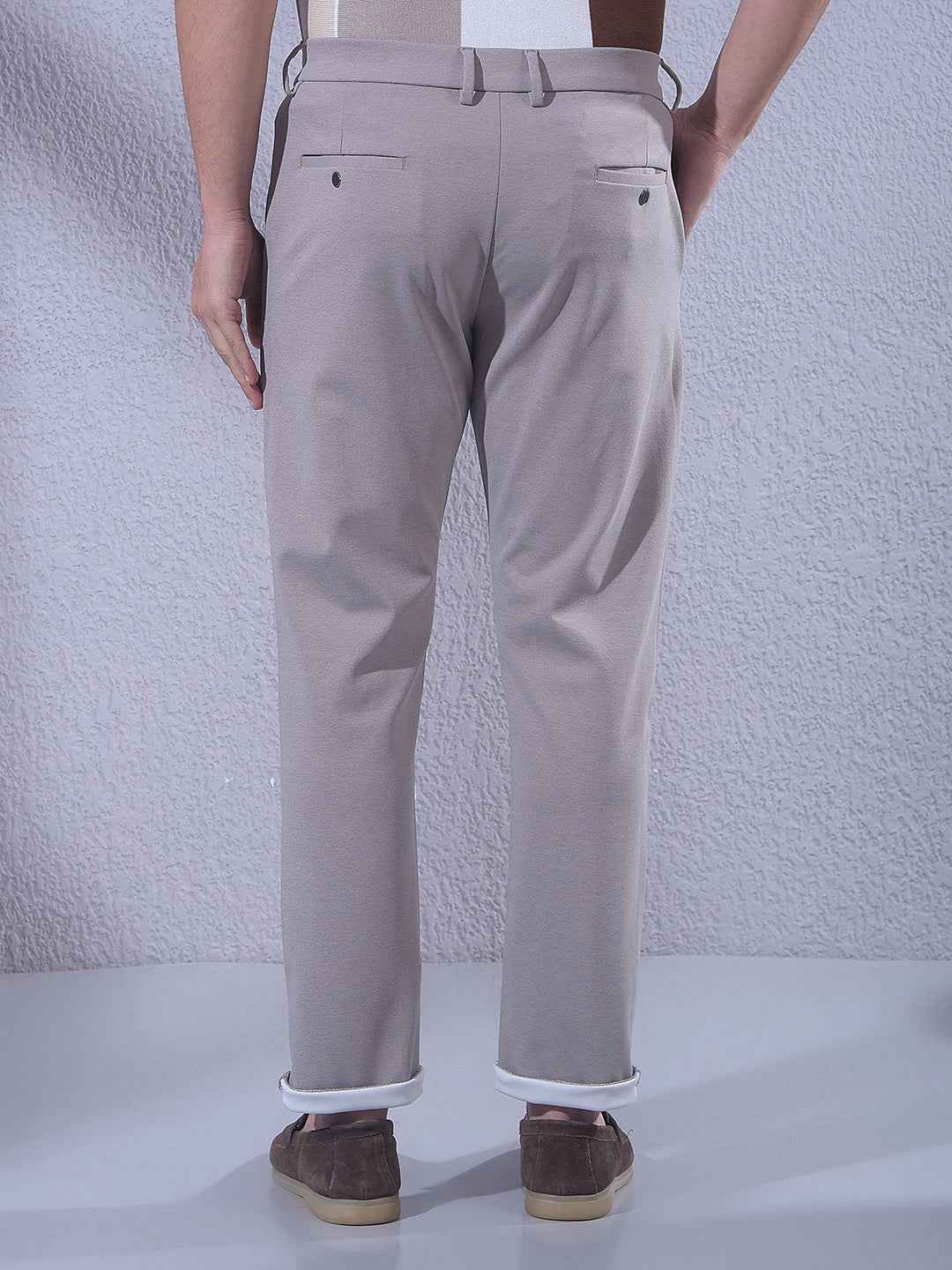 Khaki Knitted Trousers