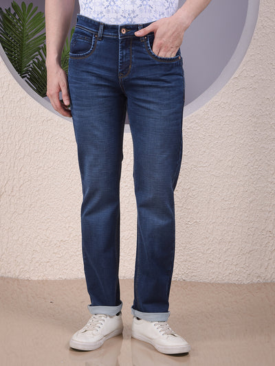 Swanky Blue Straight Jeans