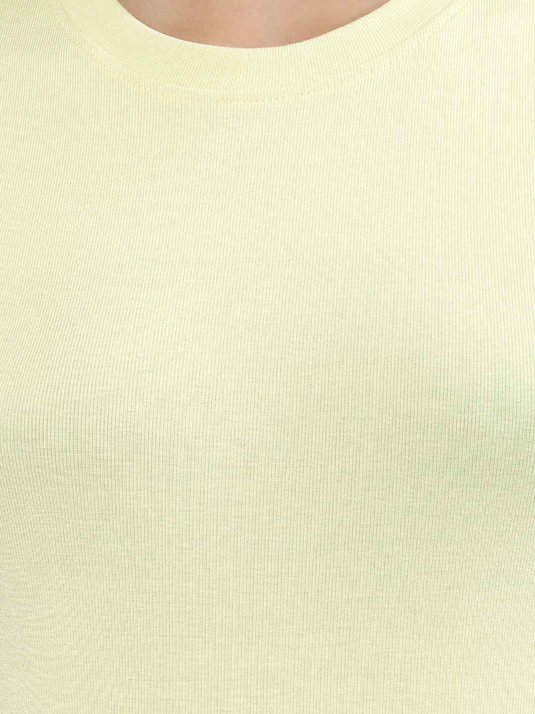 Green Modal Cropped T-Shirt