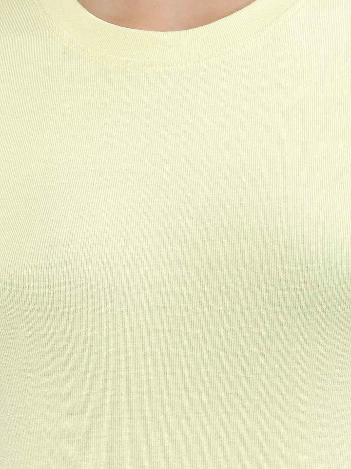 Green Modal Cropped T-Shirt