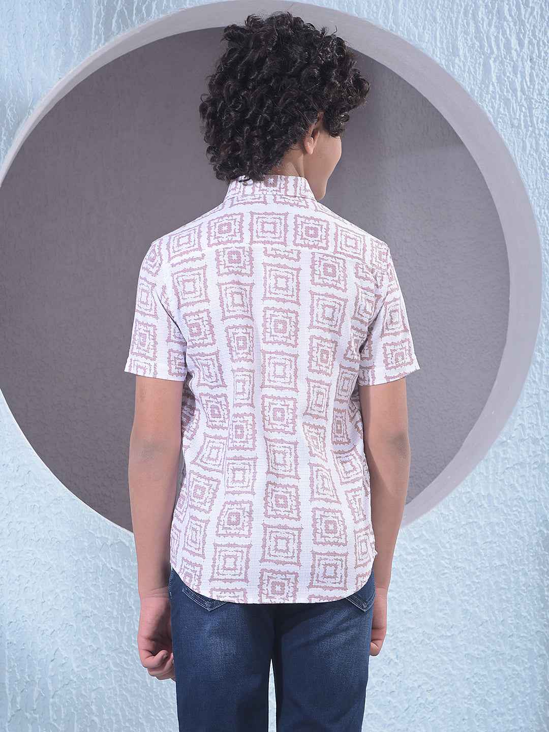 Royal Purple Printed Shirt