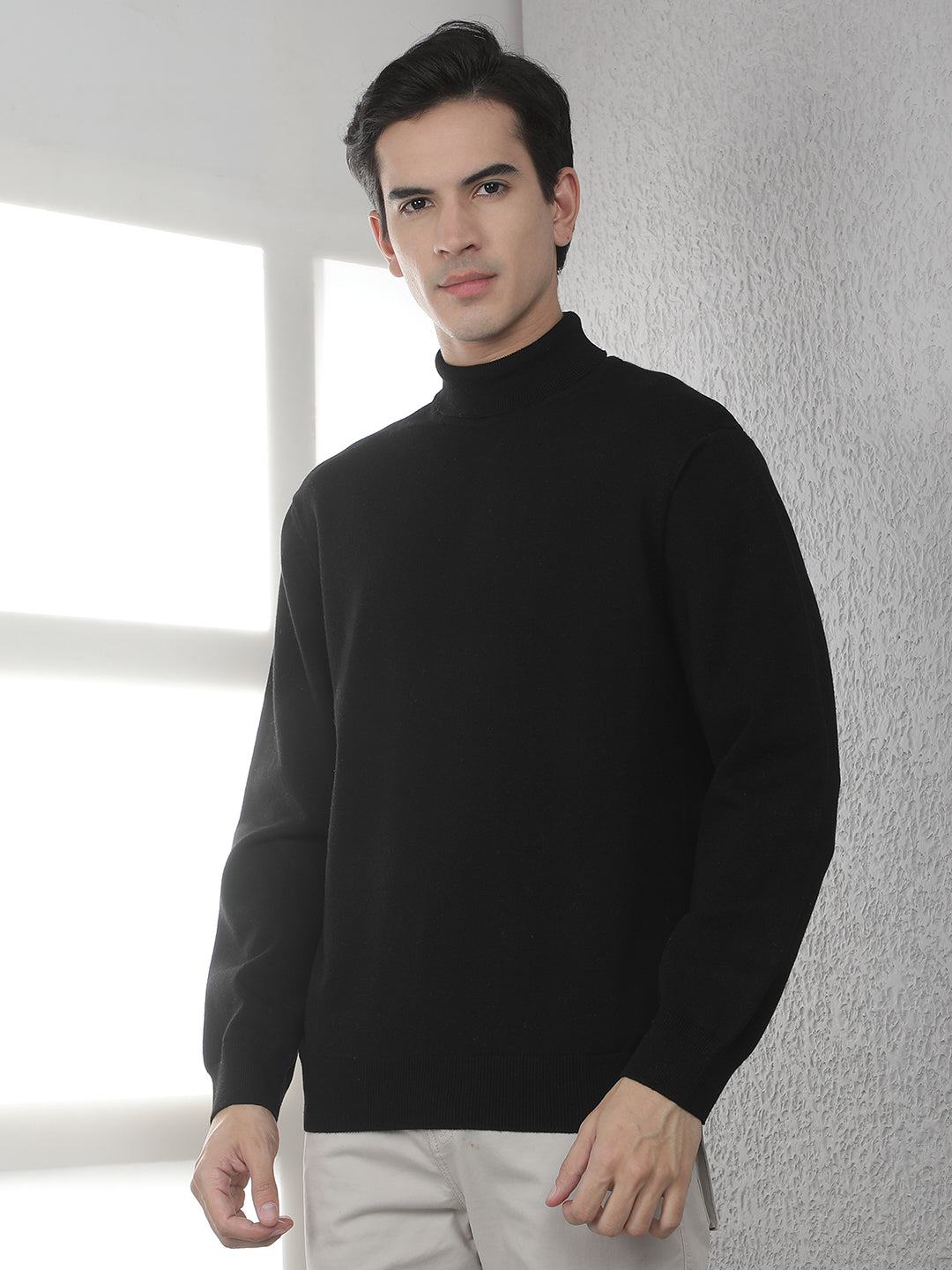 Black Turtle Neck Sweater