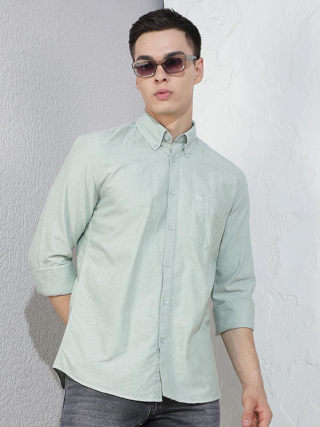 Green 100% Cotton Shirt