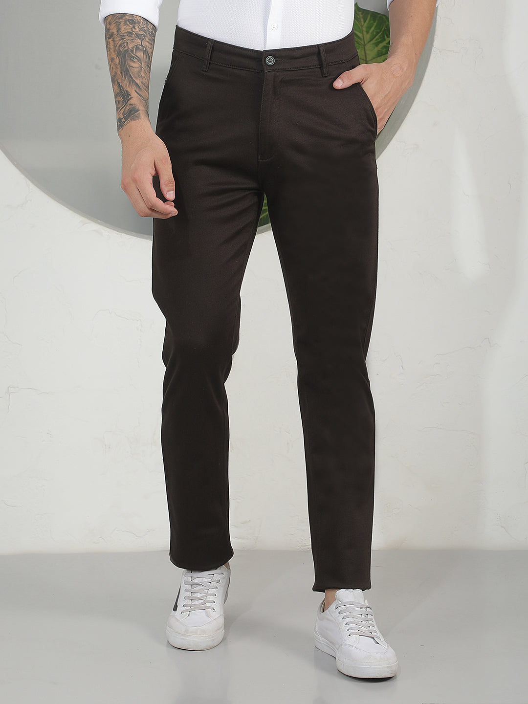 Earth Tone Olive Trousers