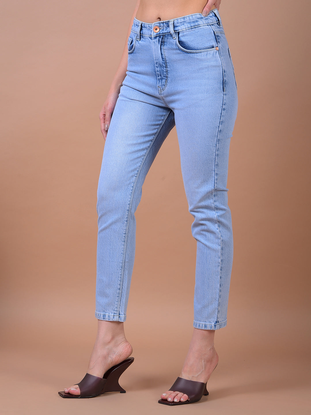 Blue Straight Jeans