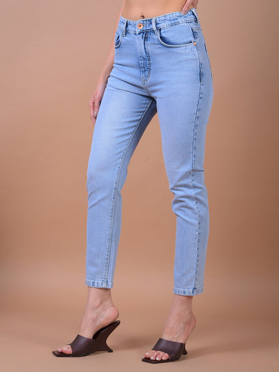 Blue Straight Jeans