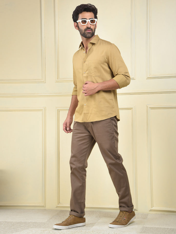 Daily Fit Beige Shirt