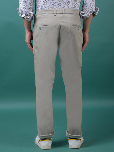 Grey Printed Trousers