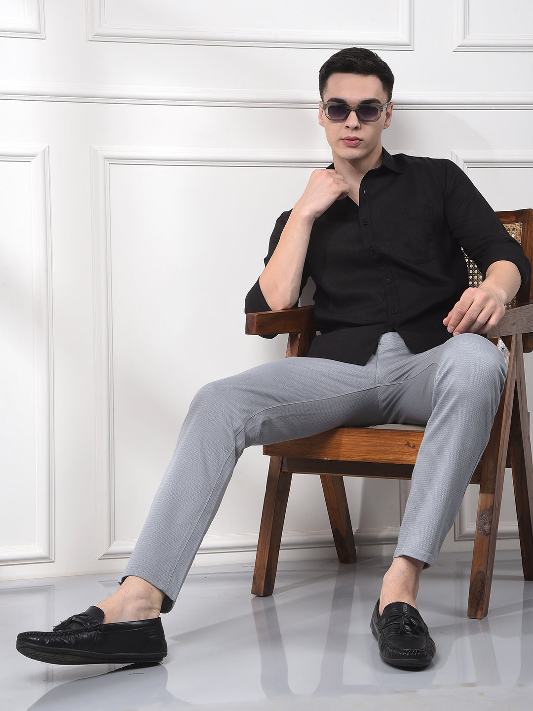 Urban Tailored Grey Trousers