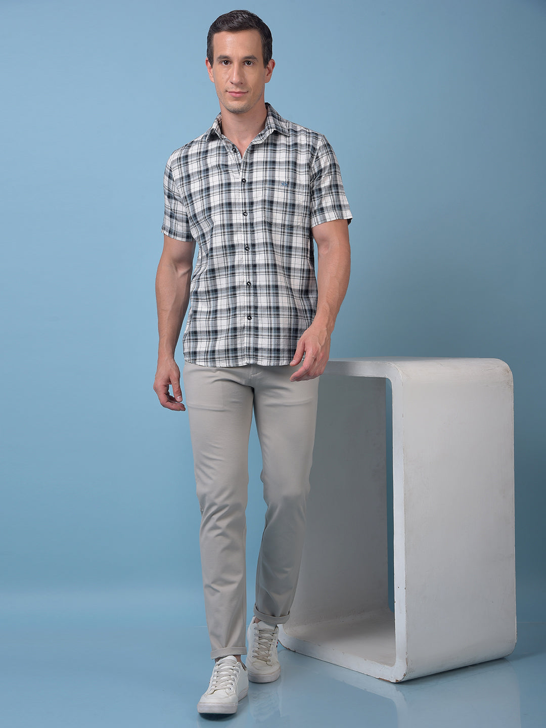 Vivid Grey Trousers