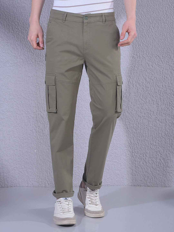 Olive Street Utility Cargo Trousers