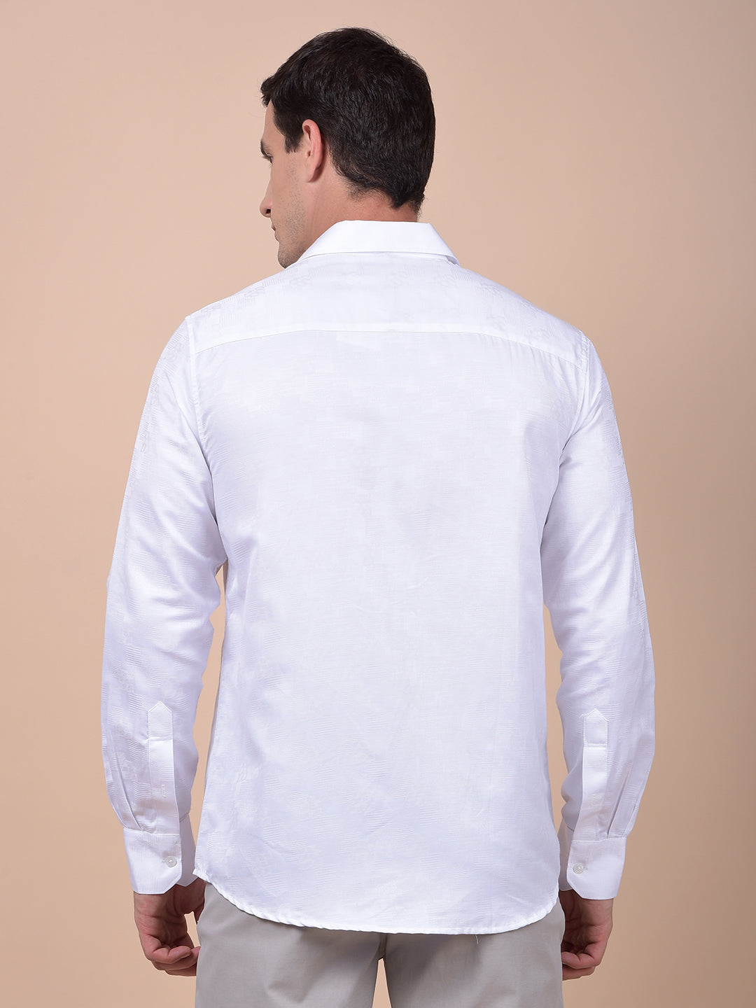 Iconic White Printed Shirt