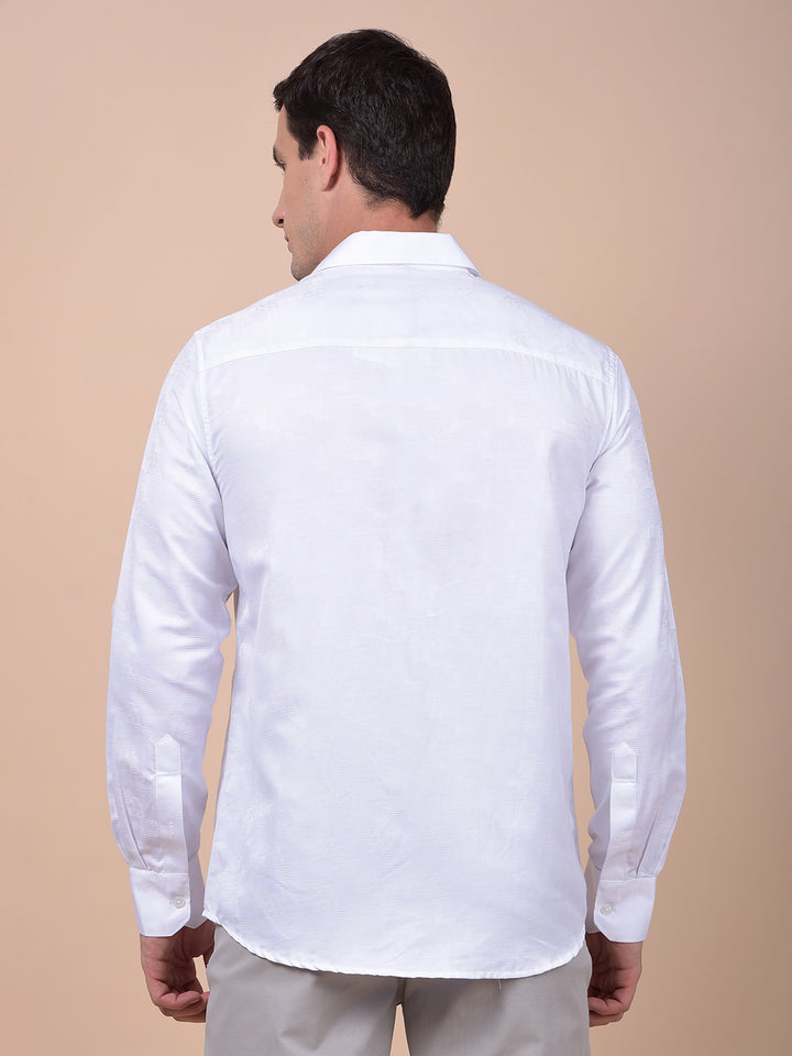 Iconic White Printed Shirt