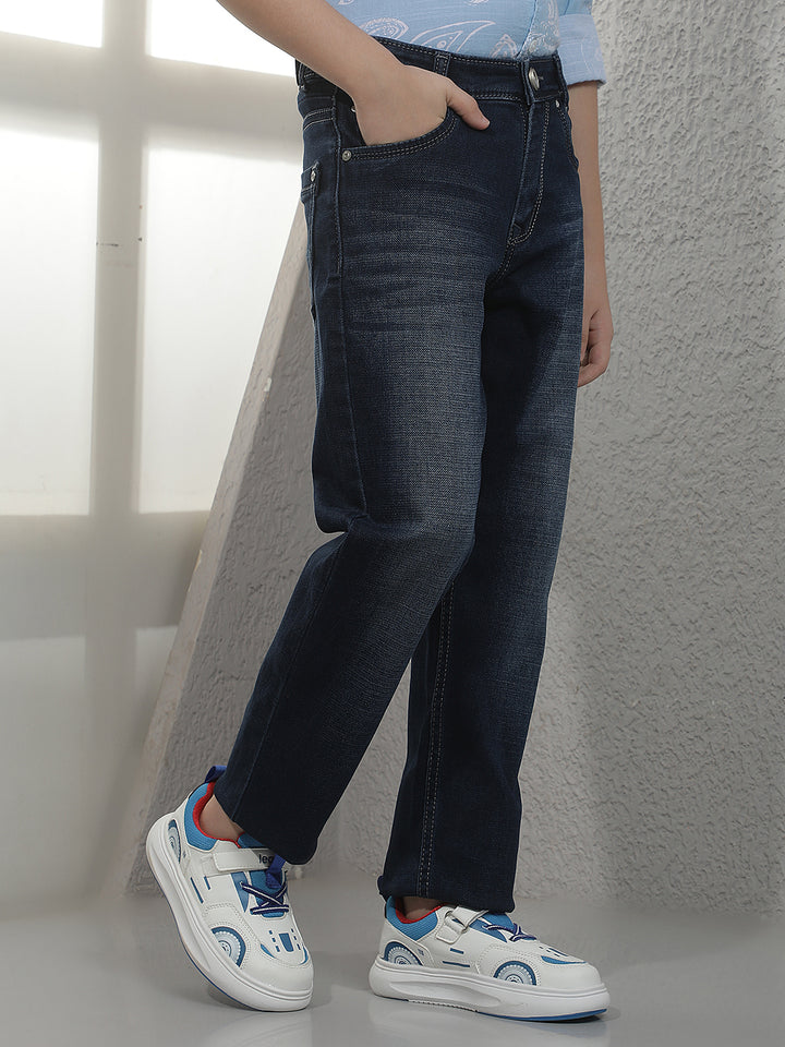Deep Ocean Blue Jeans