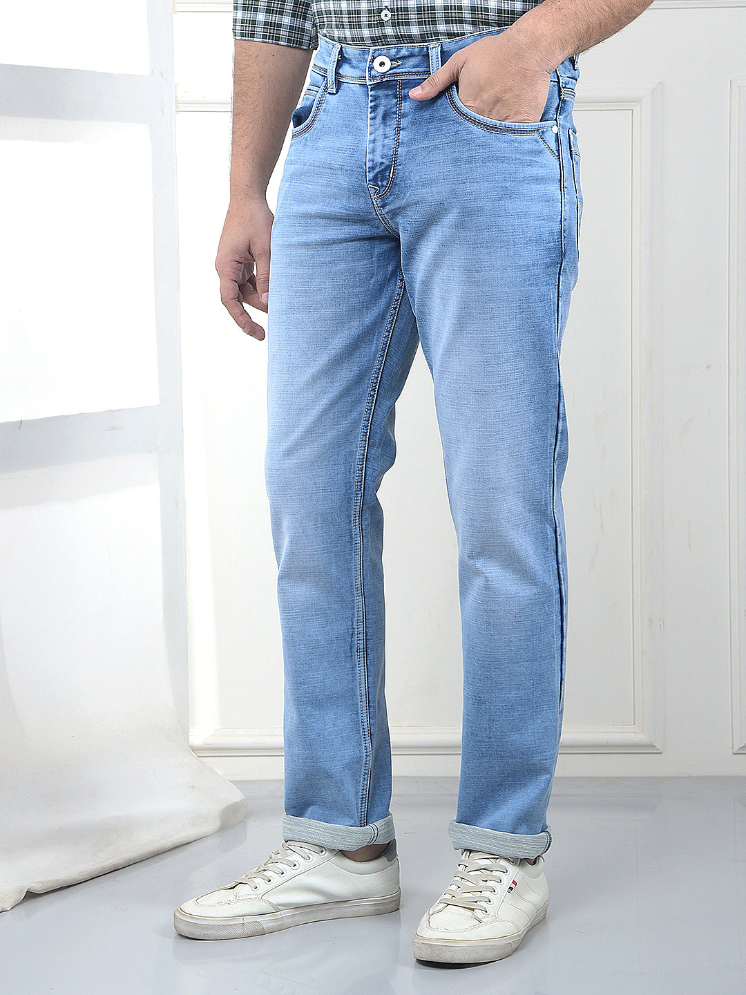 Light Blue Stretch Jeans