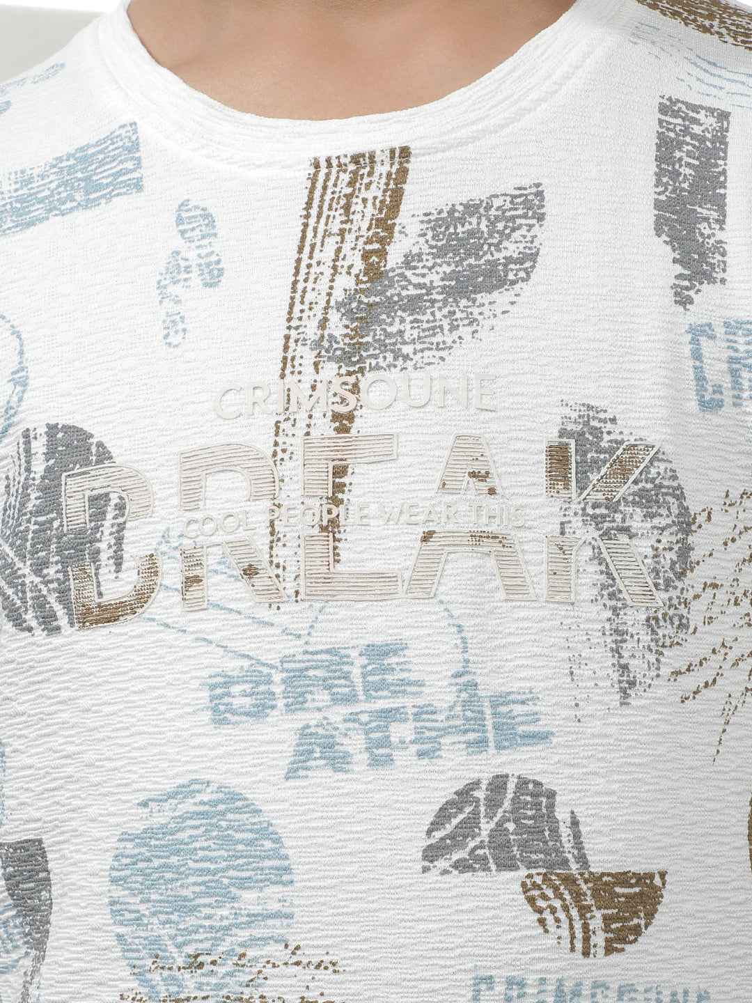 White Graphic Printed T-Shirt