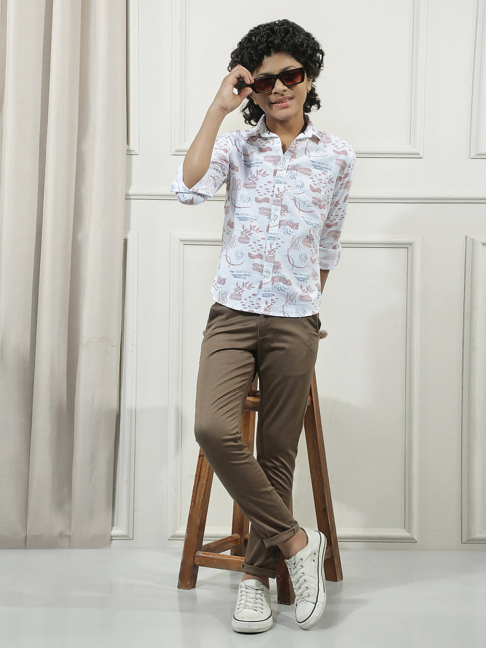 Sleek Multi-Color Printed Shirt
