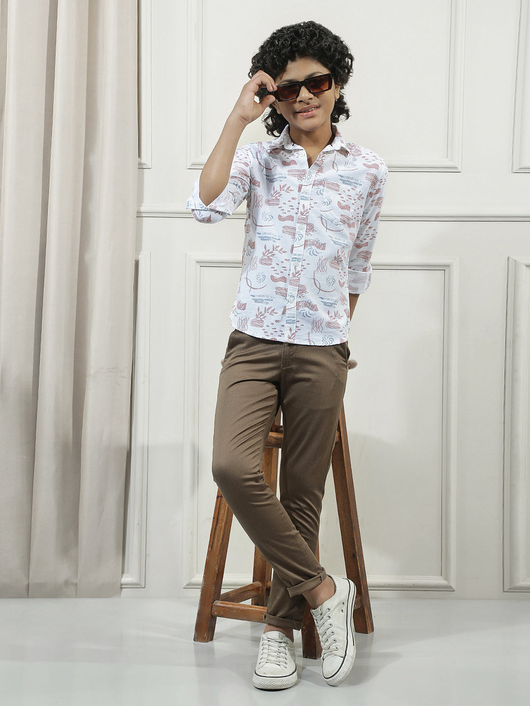 Sleek Multi-Color Printed Shirt