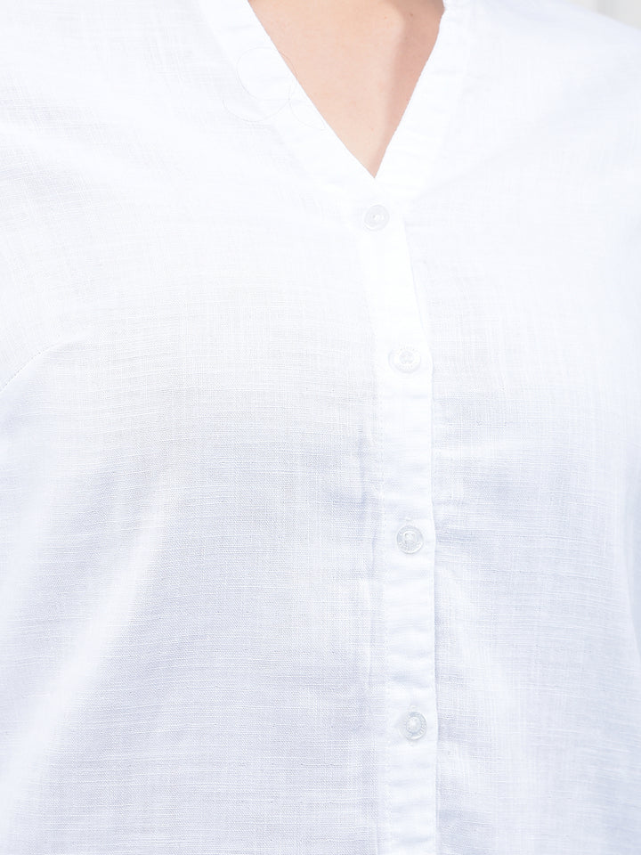 White 100% Cotton Shirt