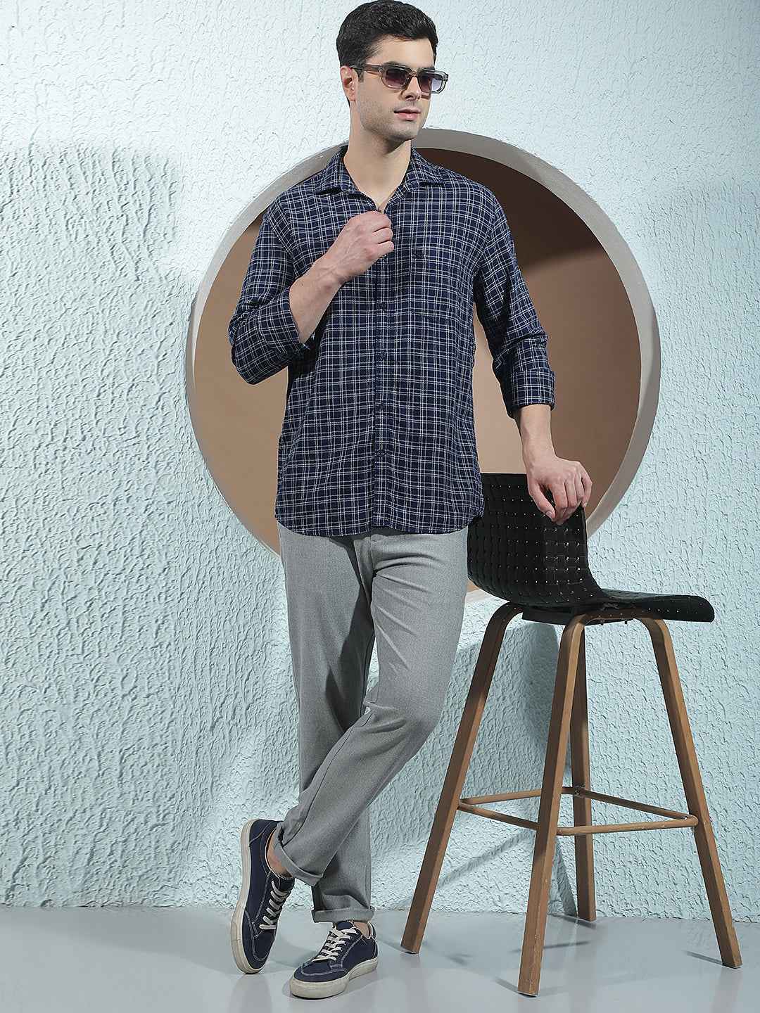 Grey Smart Style Trousers