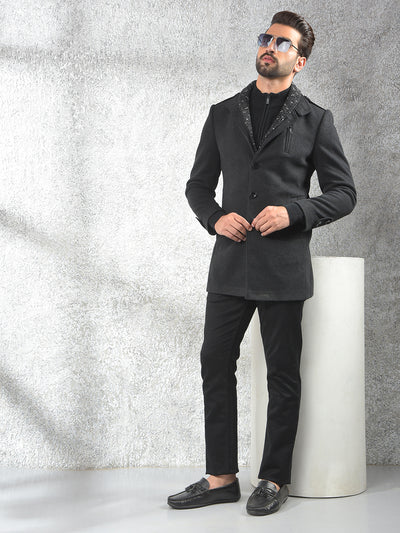 Timeless Black Classic Overcoat