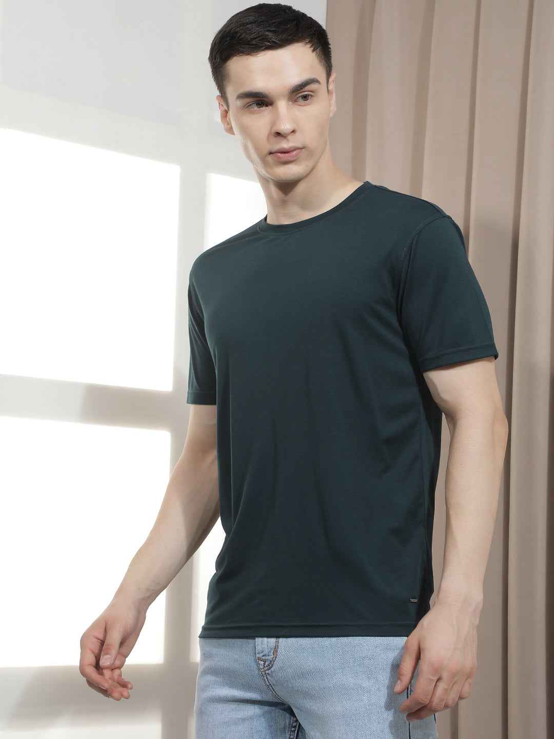 Deep Ocean Blue Basic T-Shirt