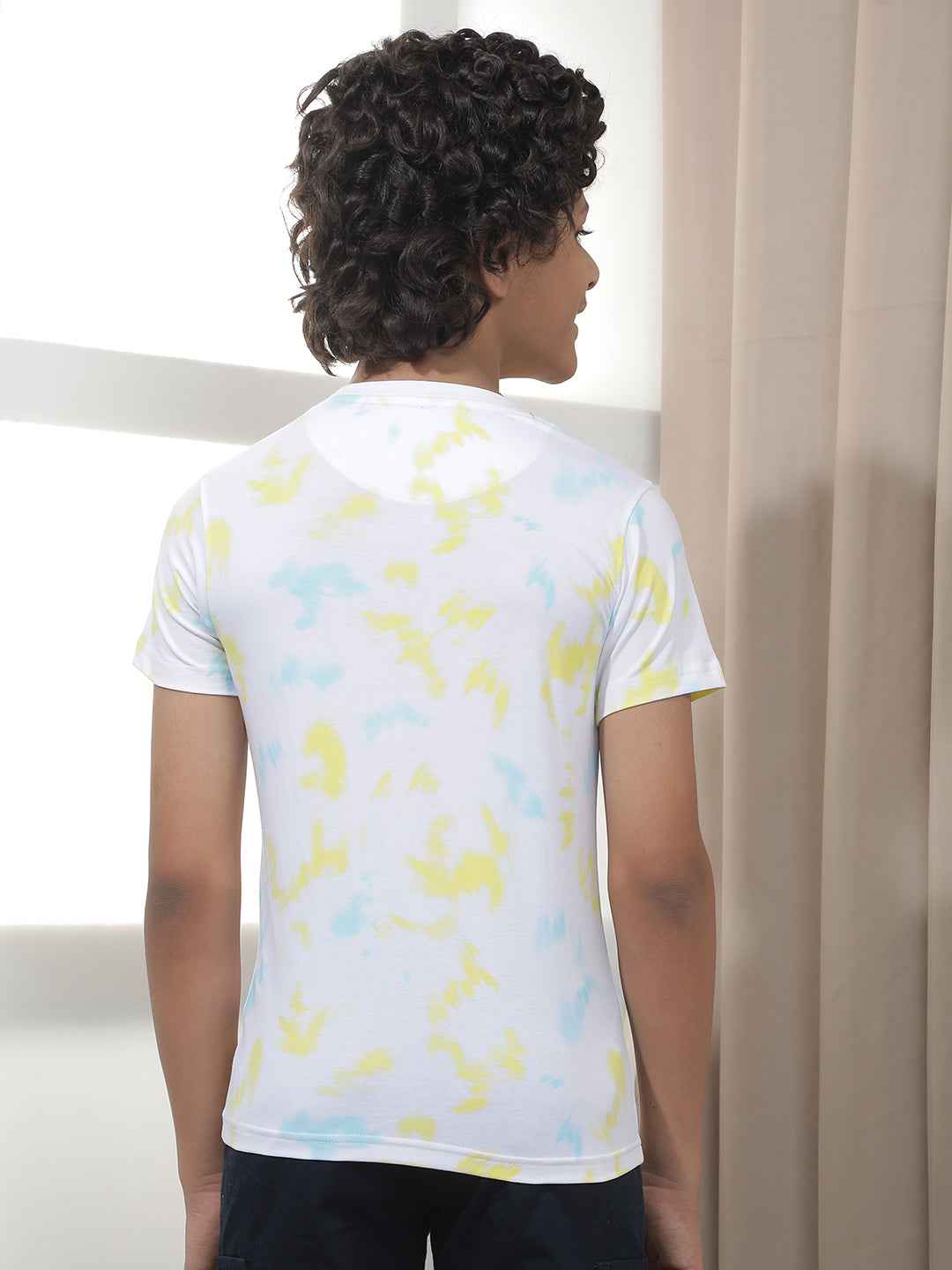 Multi-Color Splash Statement T-Shirt