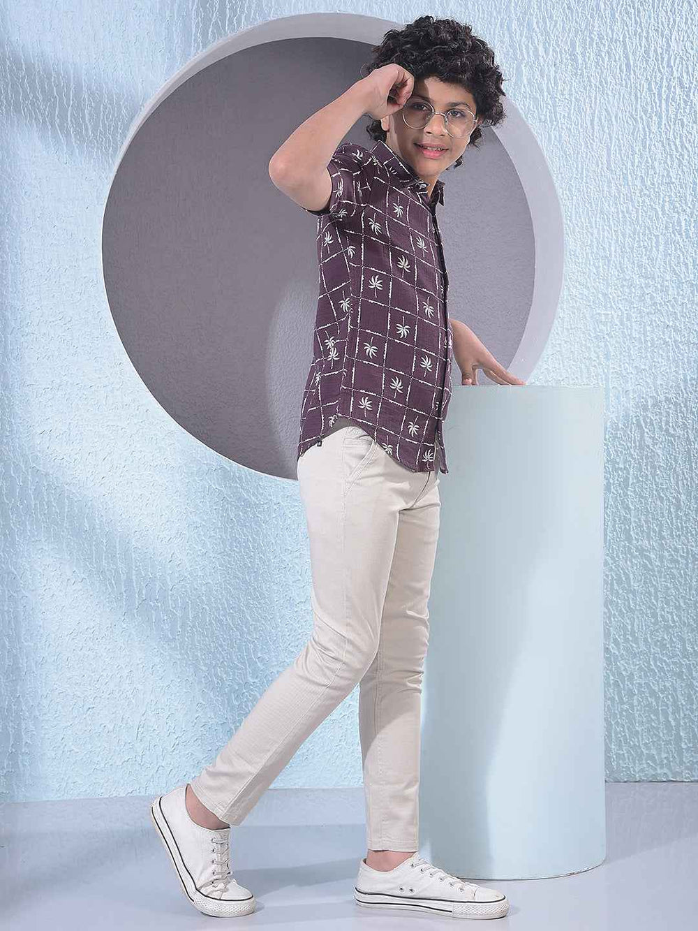 Sand Beige Contemporary Trousers