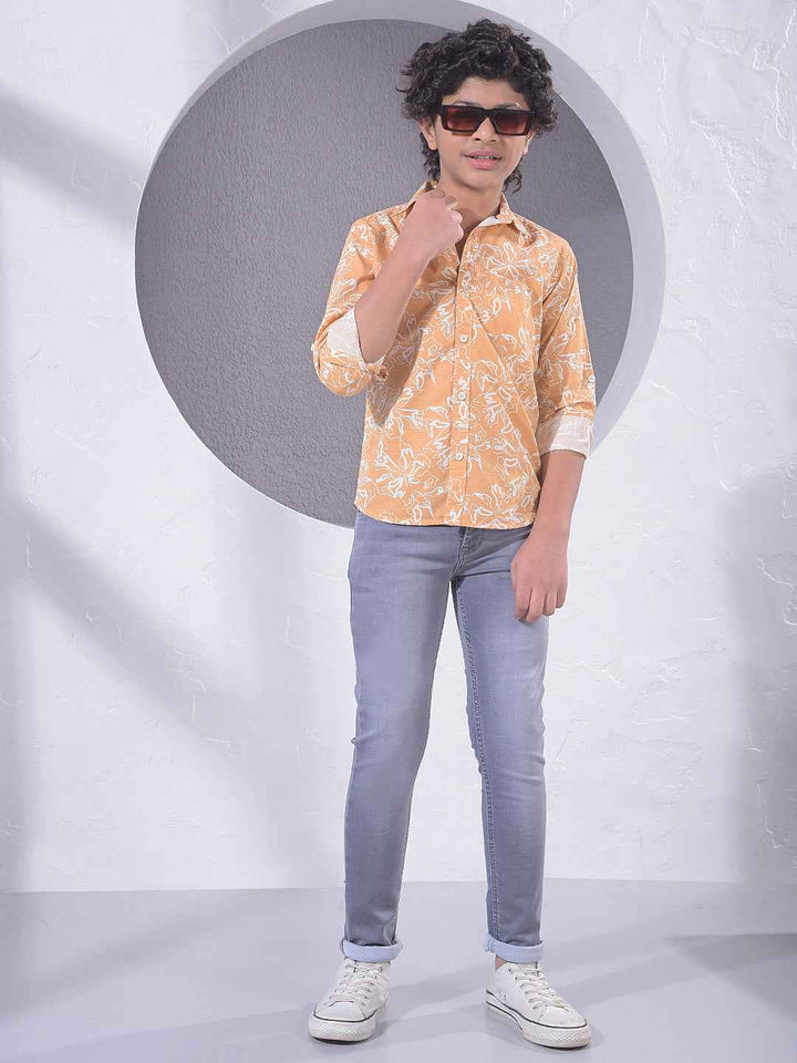 Mist Grey Contemporary Street Jeans