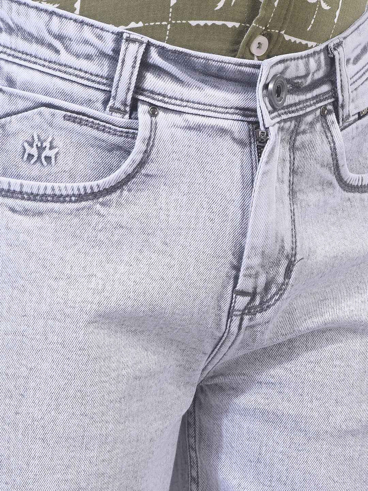 Frost Grey Baggy Street Jeans