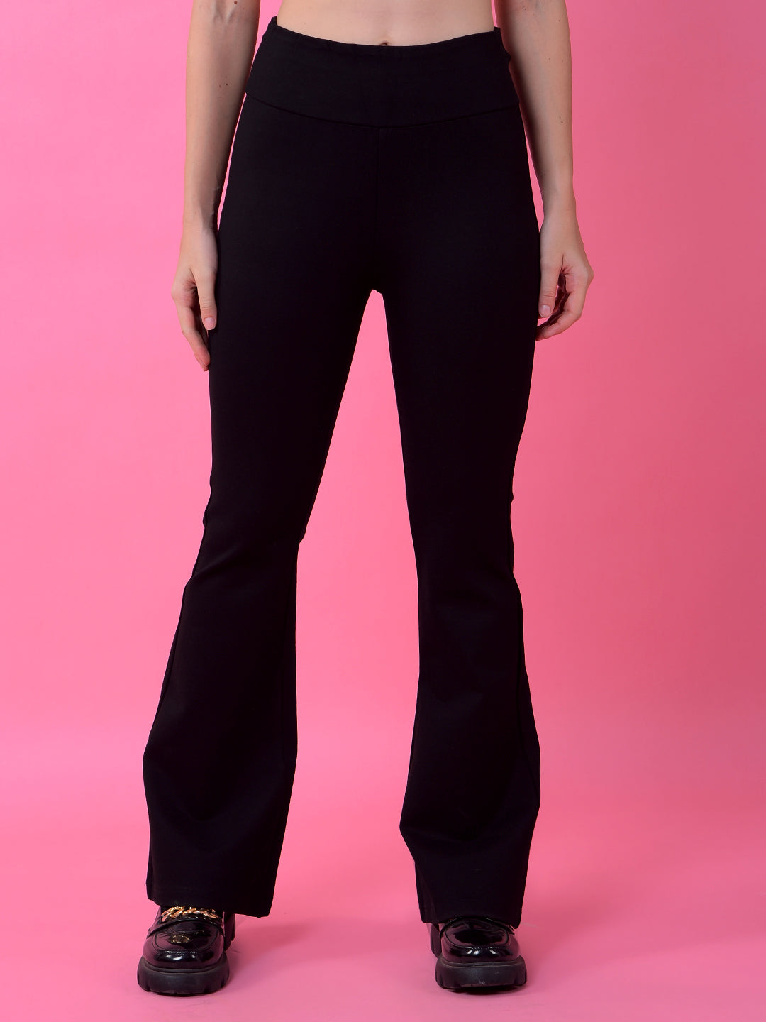 Black Bootcut Treggings