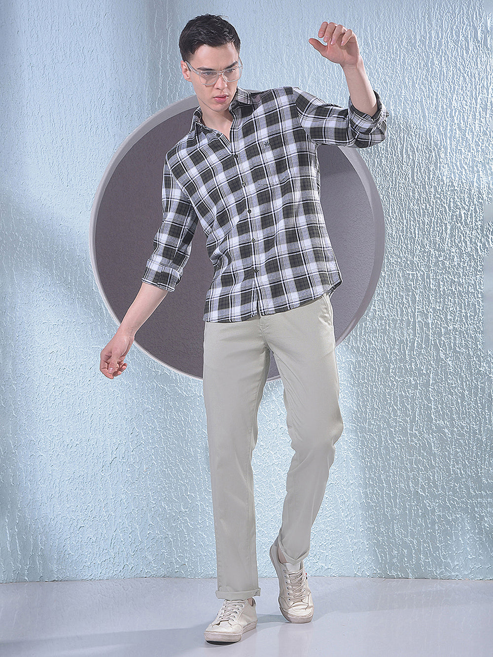 Fresh Green Straight Trousers