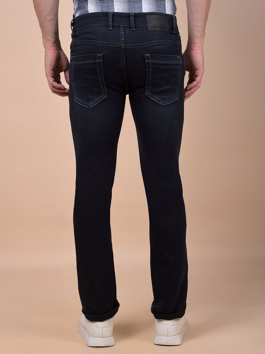 Classique Navy Blue Straight Jeans