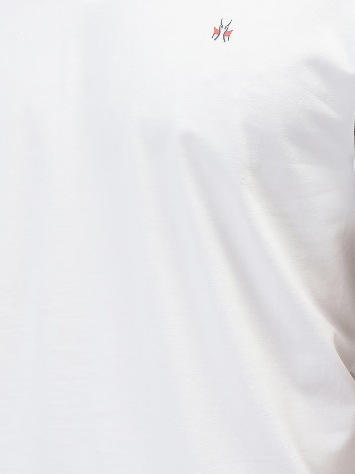 White V-Neck T-Shirt