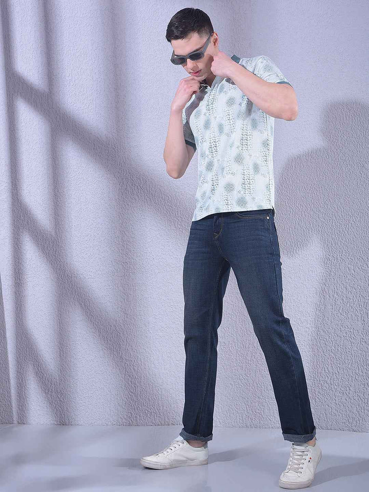 Green Printed T-Shirt