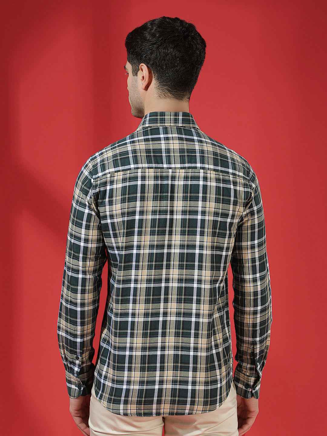 FreshGreen Checked Shirt
