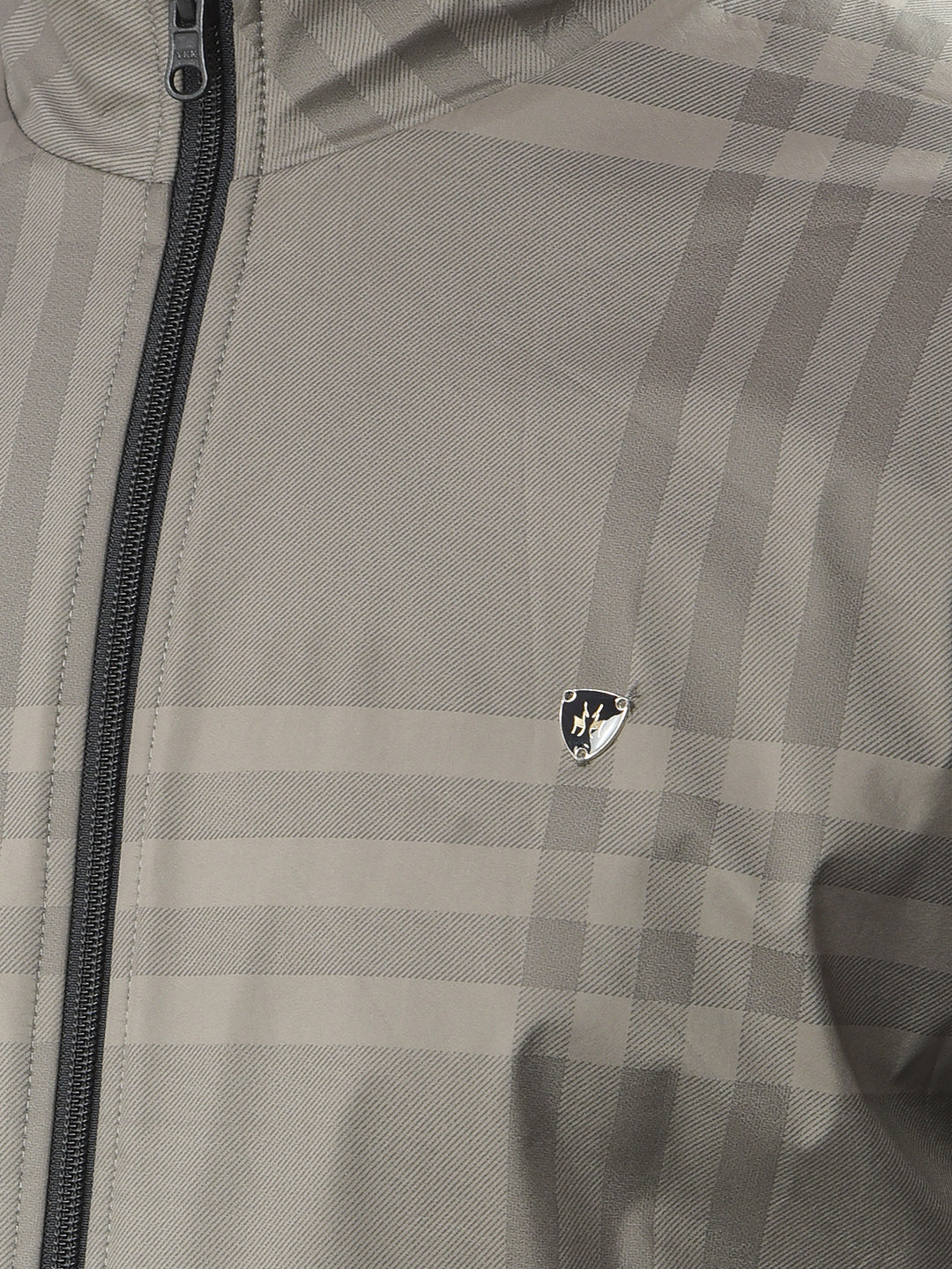 Grey Checked Reversible Jacket