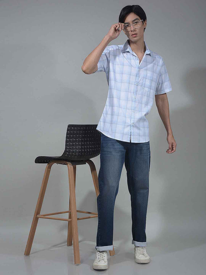 Deep Blue Straight Jeans