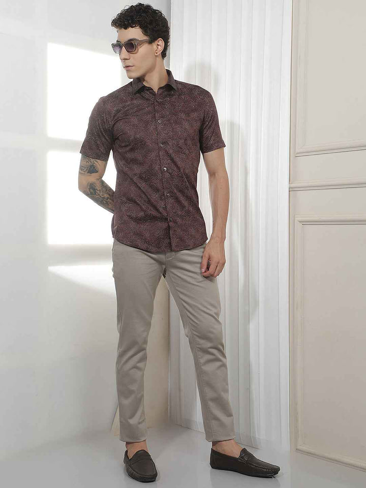 Classic Beige Casual Trousers