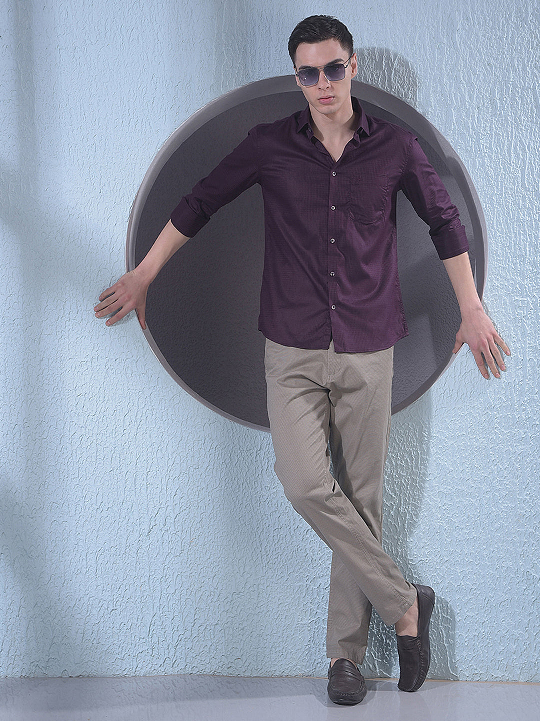 Rich Wine Casual Shirt