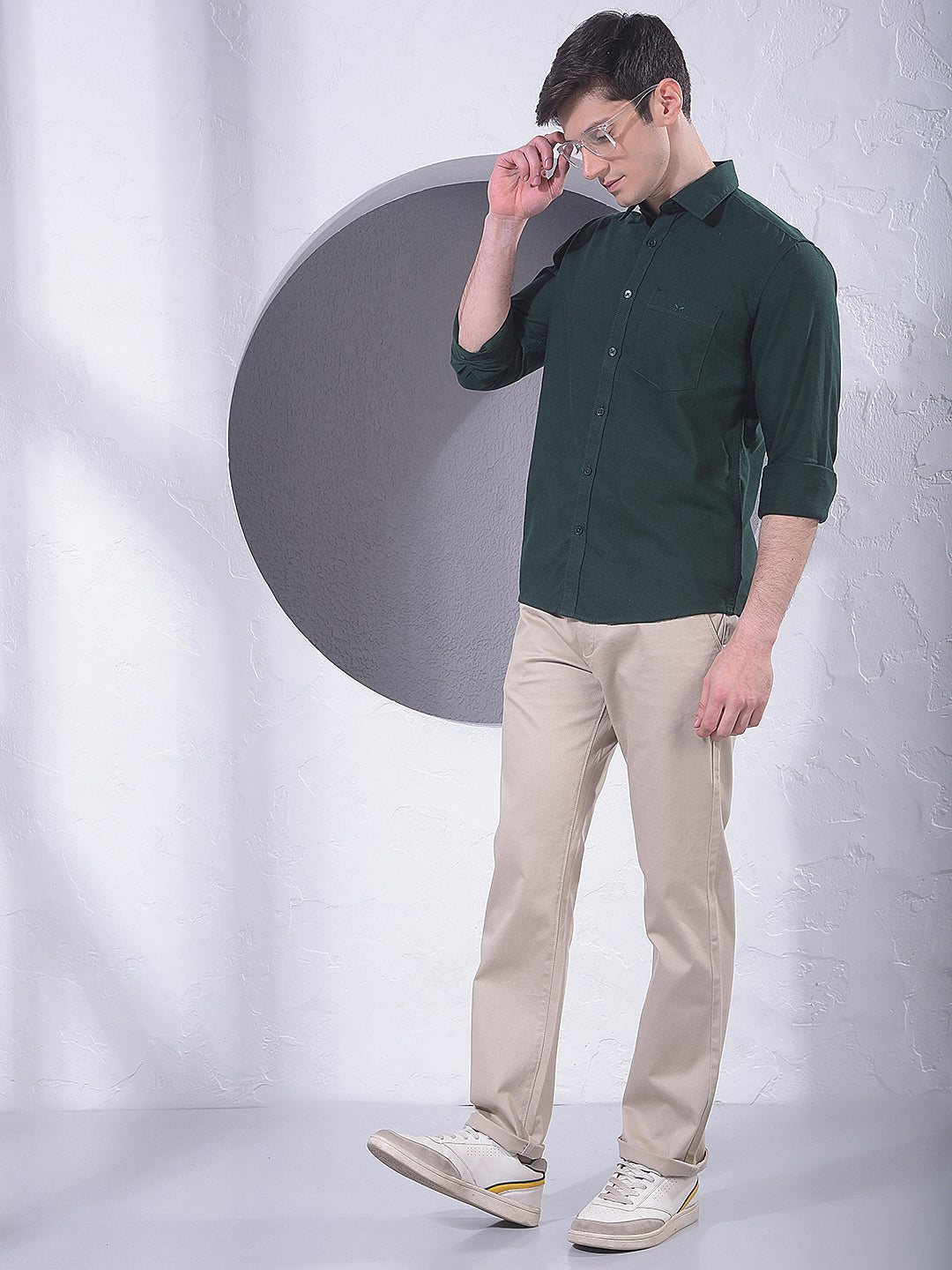 Green 100% Cotton Shirt