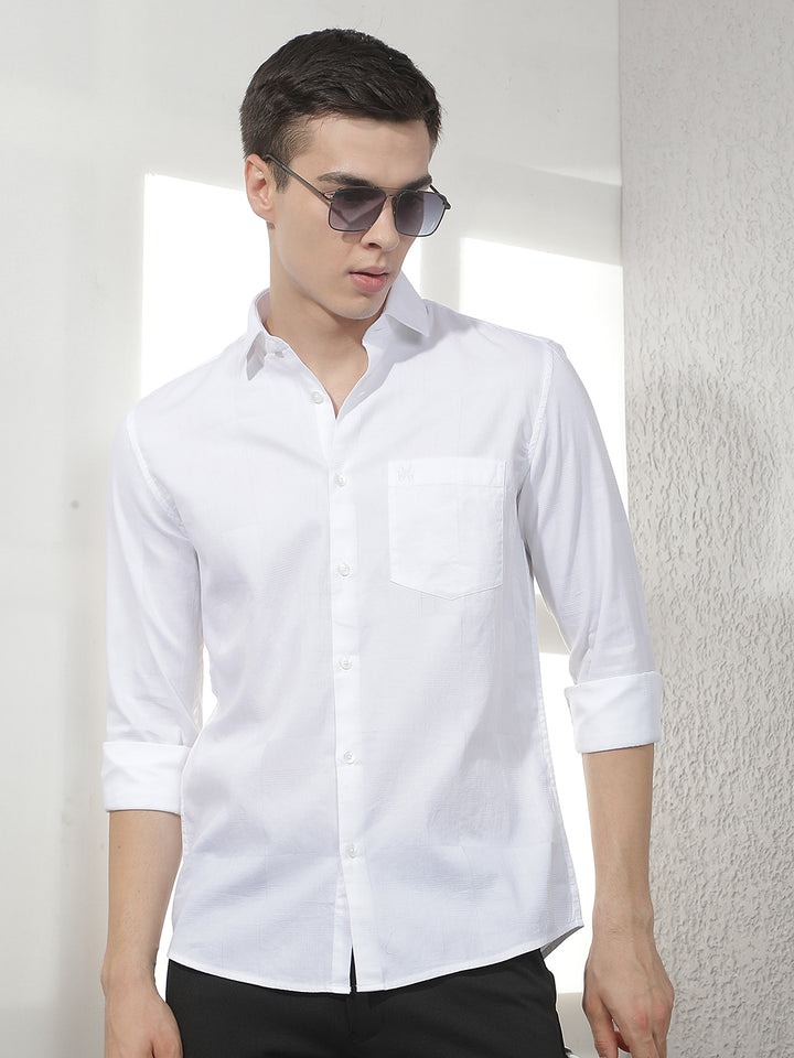 White 100% Cotton Shirt