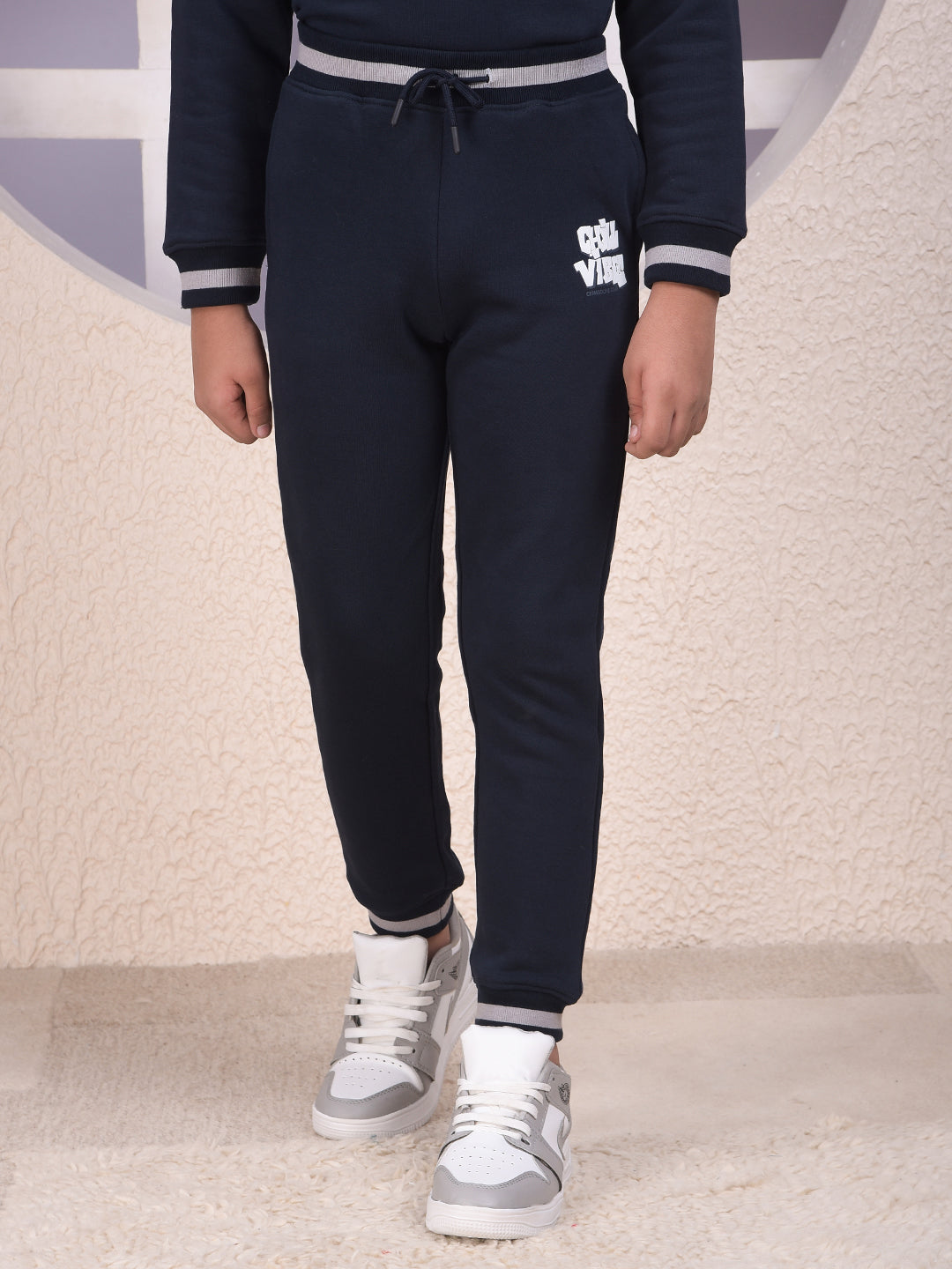 Infinite Comfort Navy Blue Joggers
