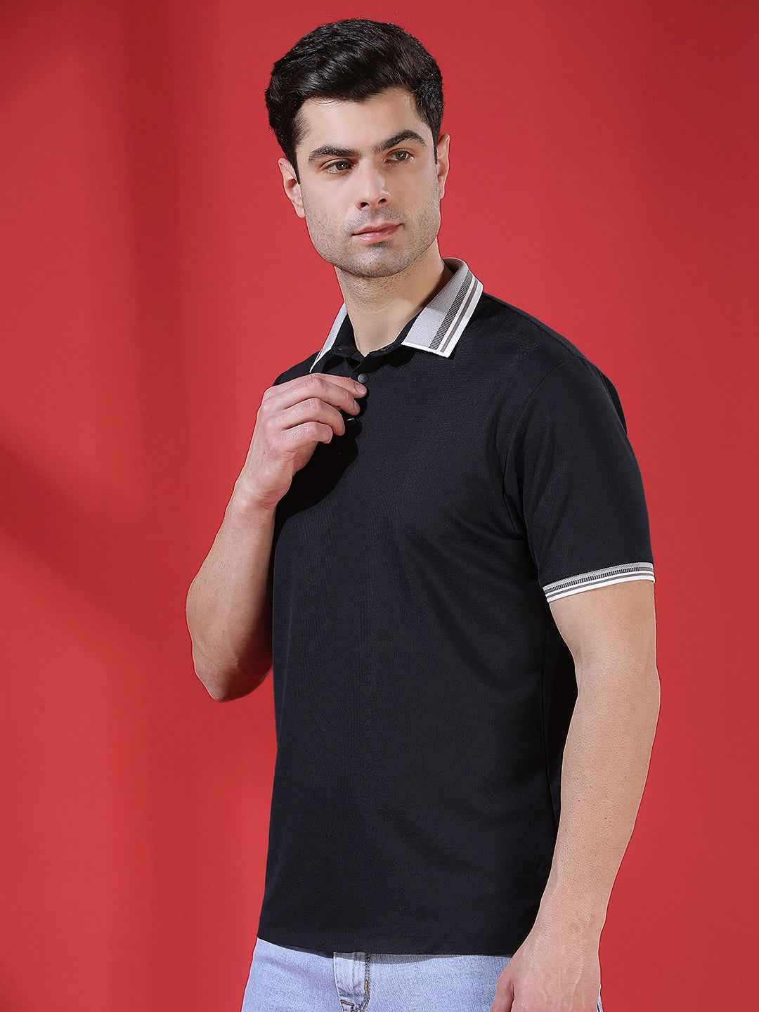 Navy Blue Classic Polo T-Shirt
