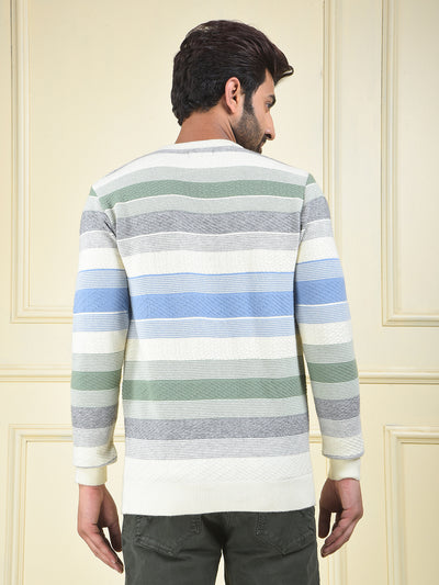 Multi-Color Horizontal Stripes Sweater
