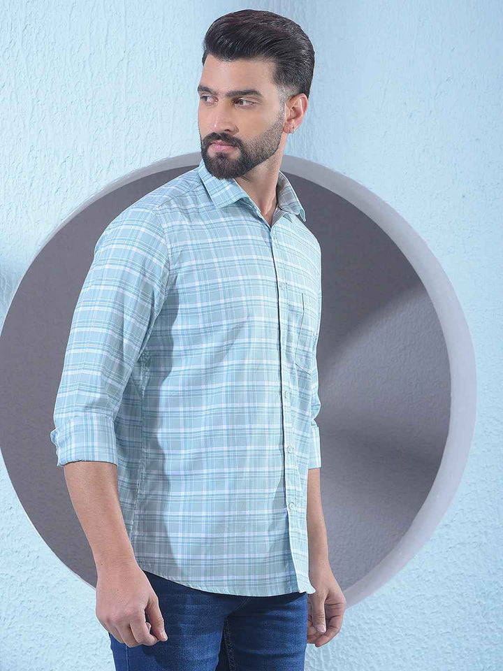 Green Checked Shirt