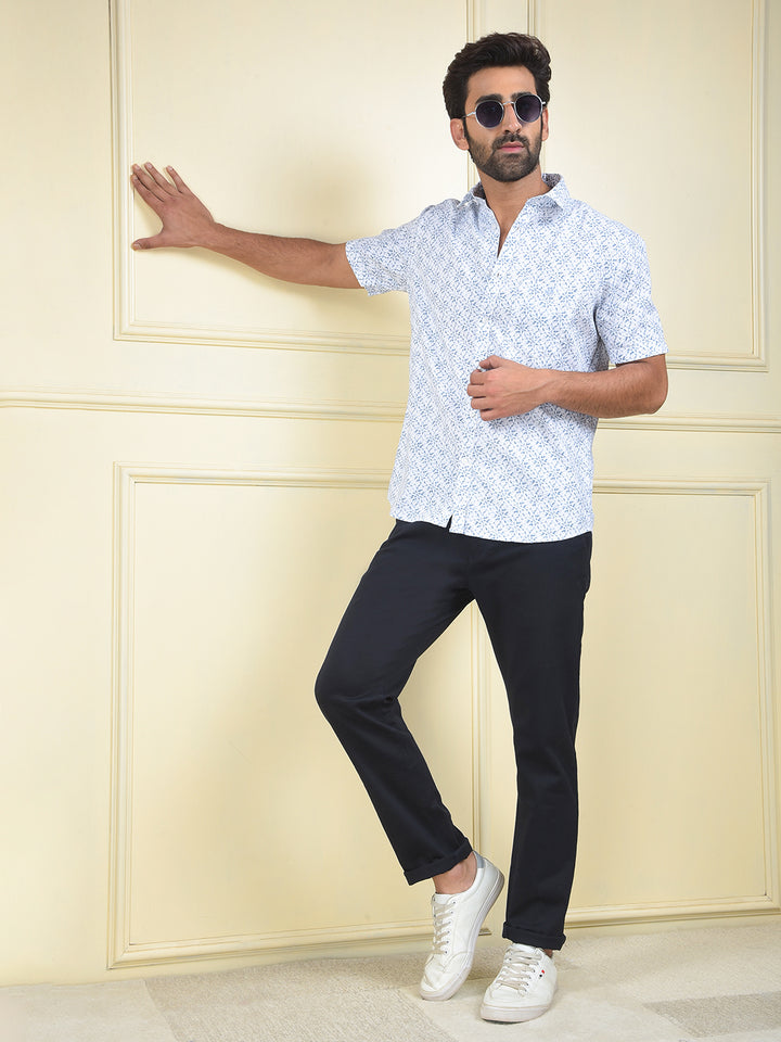 Bright Mode Navy Blue Trousers